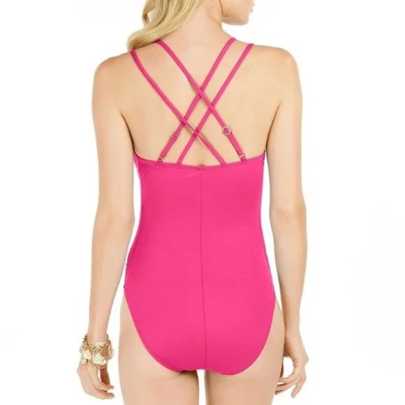 La Blanca Island Goddess Tummy-Control Swimsuit - Picture 2 of 8